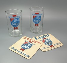 Old Style Beer Glass &