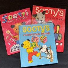 Vintage Sooty Books x3 Annual Stories Counting  Job Lot Hardbacked