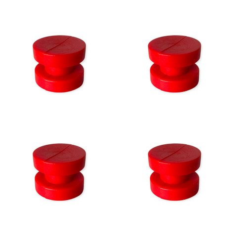 Red solid bobbins x10 trailer - solid,
