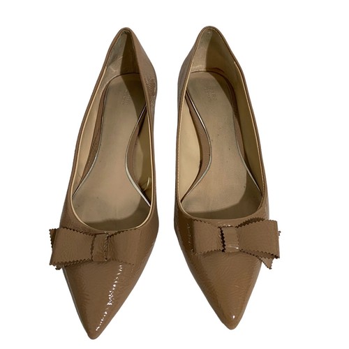 Zara woman patent leather nude - zara,