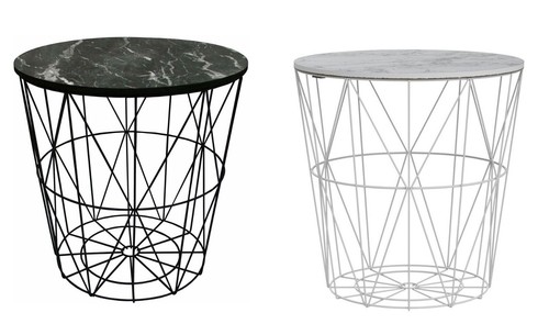 Retro metal wire - metal, table
