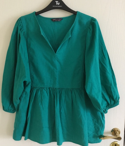 And bright green linen - and,