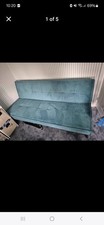 Clic Clac Blue Velvet 3-Seater