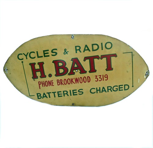 Vintage advertising sign not - sign,