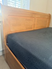 Pine Wood Bed Frame Solid 6ft King Size Bedroom Furniture Bed Frame