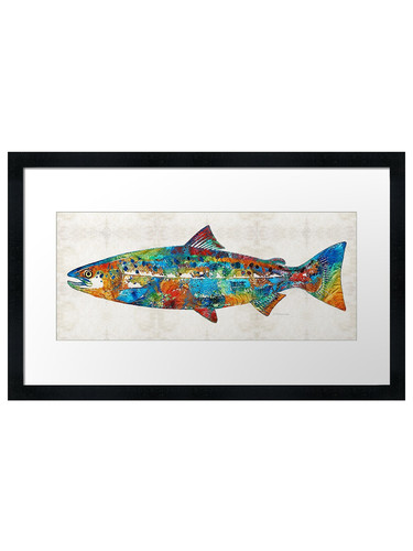 Fish art colorful - art,