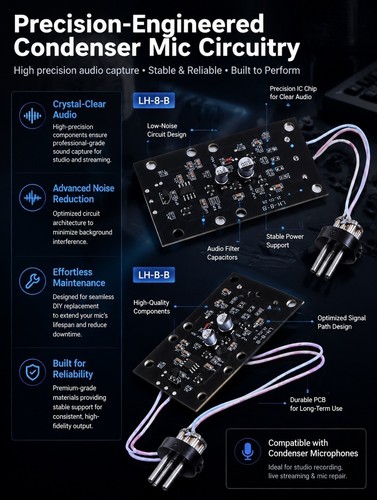 Condenser mic circuit - condenser, kit