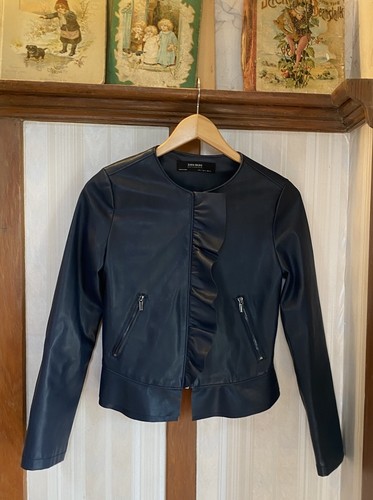 Zara basics outerwear blue - outerwear,