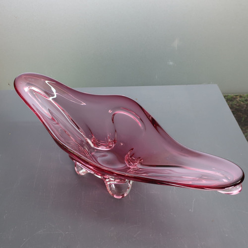 Large mid century cranberry - century,