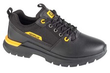 CAT Caterpillar Men's P726090 Colorado Sneaker Low Leather Shoes Black/Yellow