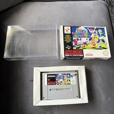 Pop N Twinbee Rainbow Bell SNES Game Boxed