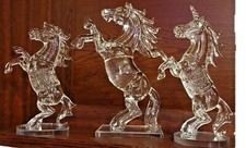 Decorative Crystal Ornament Horse Unicorn Glass Statue Figurine with Gift Box
