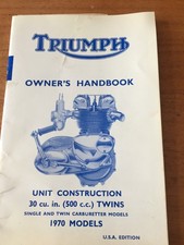 Triumph Motorcycle Owner's