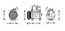 AVA Aircon Compressor CRAK094