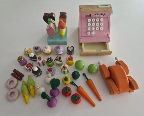 Toy van wooden ice - van,