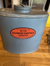 Vintage Metal Knapsack Sprayer With SOLO BRASS Sprayer Nozzle And Arm