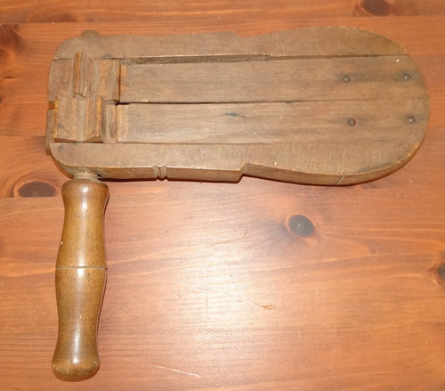 Vintage wooden rattle - rattle, clacker