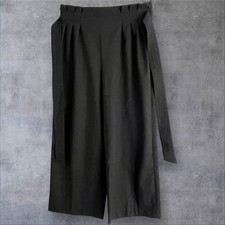 Zara wide leg paperbag pleated