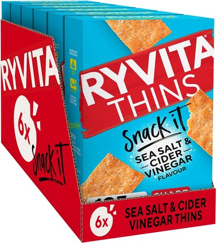 Ryvita thins snack sea salt - snack, it