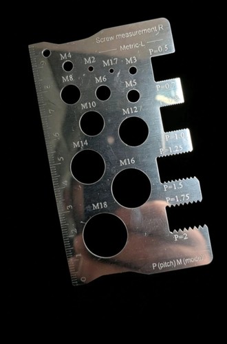 Precision thread pitch - precision, gauge