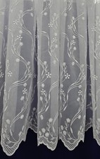 White Lace Cheap Net Curtains