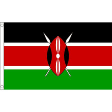 Kenya Kenyan Flag Table Hand
