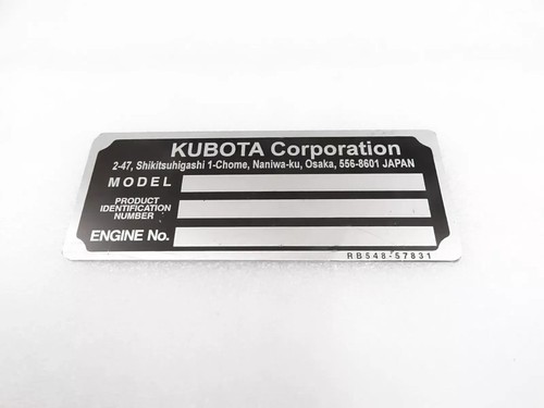 Data plate fits vintage - plate,
