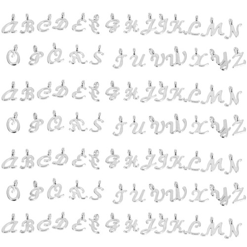 104 pcs metal alphabet - pcs,