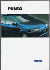 Fiat Punto 1995-96 UK Market Sales Brochure GT Sporting ELX SX S Cabriolet
