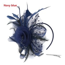 Flower Feather Fascinator
