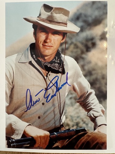 Clint eastwood genuine - genuine, signed