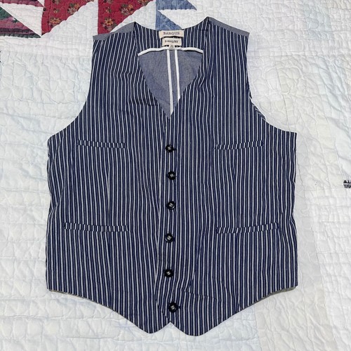 Barque vest navy blue - vest, white