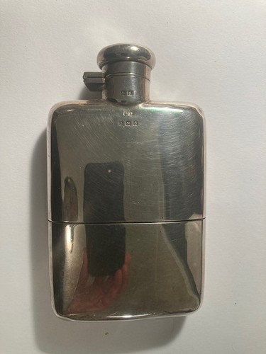 Hip flask sterling - , silver