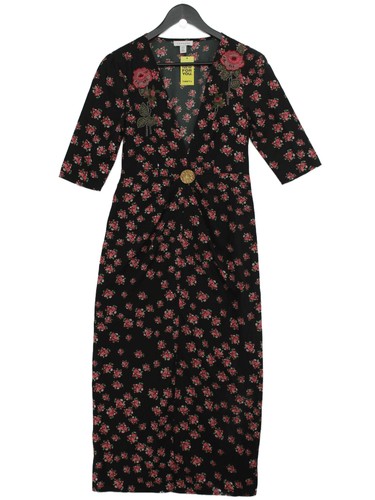 Topshop wrap midi dress uk8 - topshop,