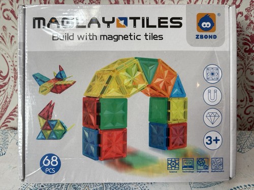 68pcs magnetic tiles - magnetic,