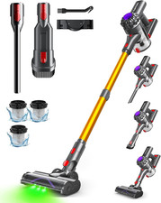 V15 Cordless Vacuum Cleaner, 35KPA 6-In-1 Stick Vacuum, up to 45Mins Runtime Lig