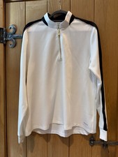 Ladies White Greg Norman Size 20 Polo Shirt 3/4 Sleeves - Excellent Condition