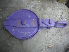 winch snatch block heavy duty 10" 3 tons, pulley 