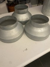 Galvanised Steel Duct Reducer 10"  to 6 inch  Ventilation Connector HVAC