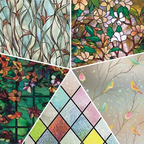 Rainbow frosted window - rainbow,