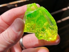 Uranium Vaseline Glass Yellow