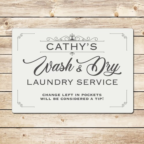 Personalised wash and dry - and,
