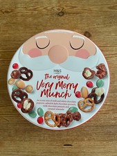 The original very merry munch M&S tin Empty