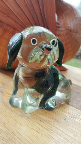 Vintage dump art glass - glass, large