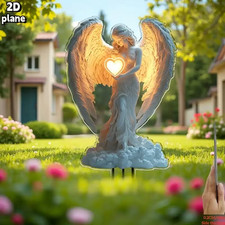 Acrylic 2D FLAT Memorial Angel