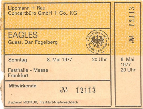 The eagles concert 1977 - the,