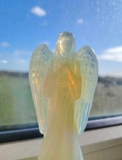 Opalescent Glass Figurine Angel 