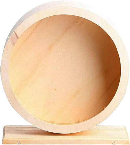 Swetup wooden silent hamster - wooden,