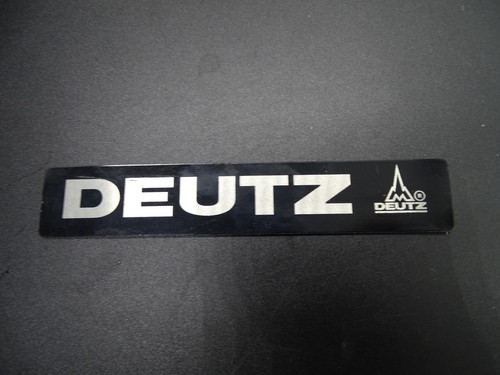 Deutz diesel metal emblem