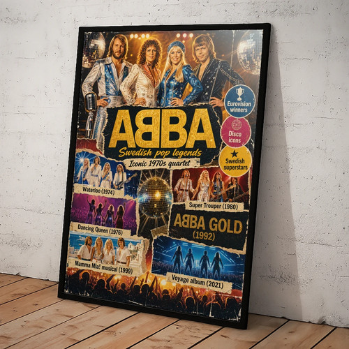 Abba high quality a3 - a3, poster